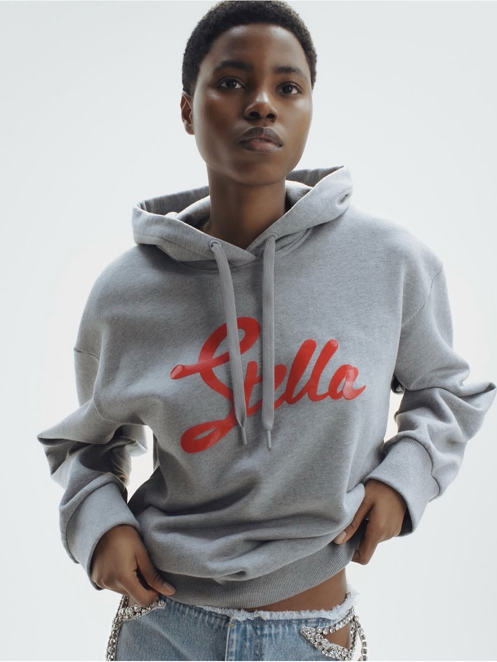 Stella McCartney H&M Printed Cotton Hoodie